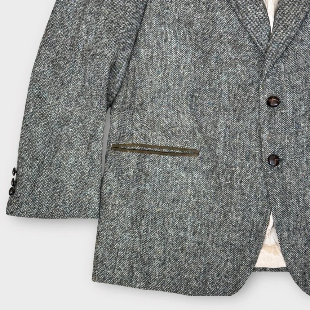 VTG Dallas by Paragon Mens Western Blazer Virgin Wool 44R Union Made‎ USA
